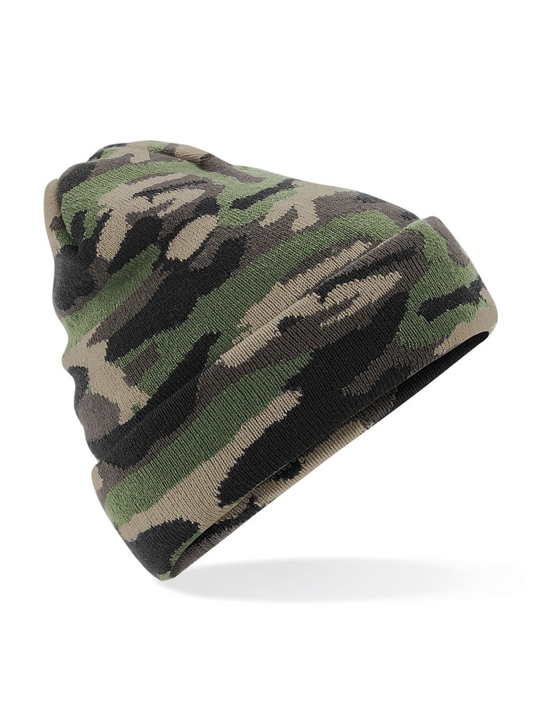 BEECHFIELD - Camo Cuffed Beanie (B419)