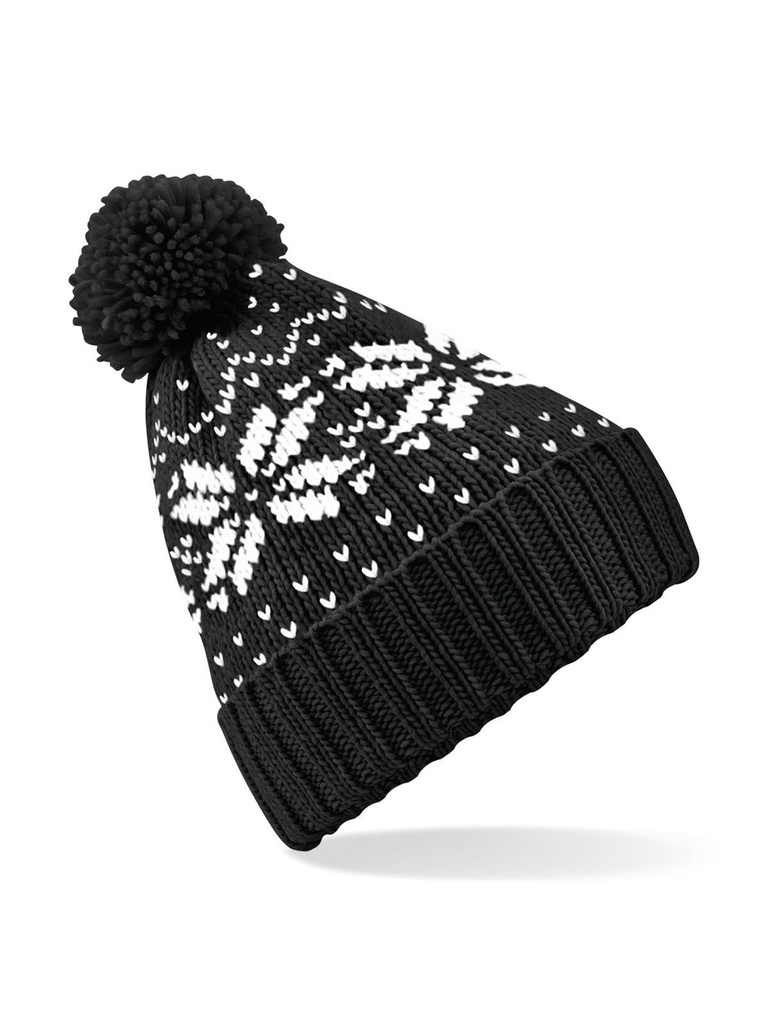 BEECHFIELD - Fair Isle Snowstar Beanie (B456)