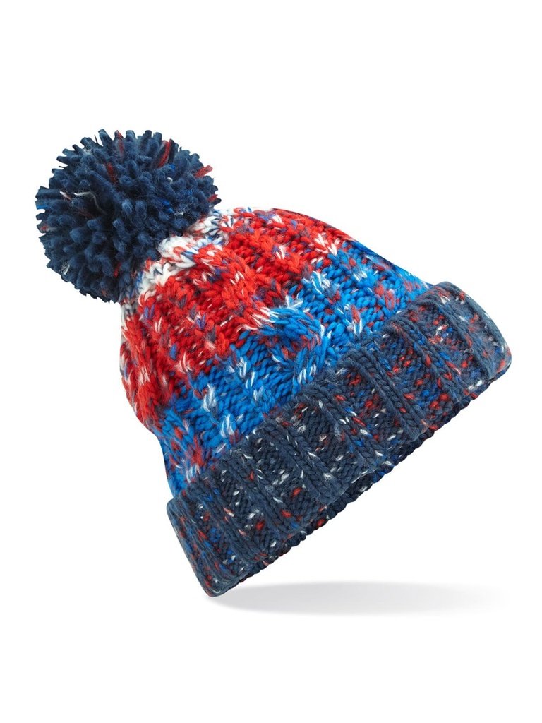 BEECHFIELD - Corkscrew Pom Pom Beanie (B486)