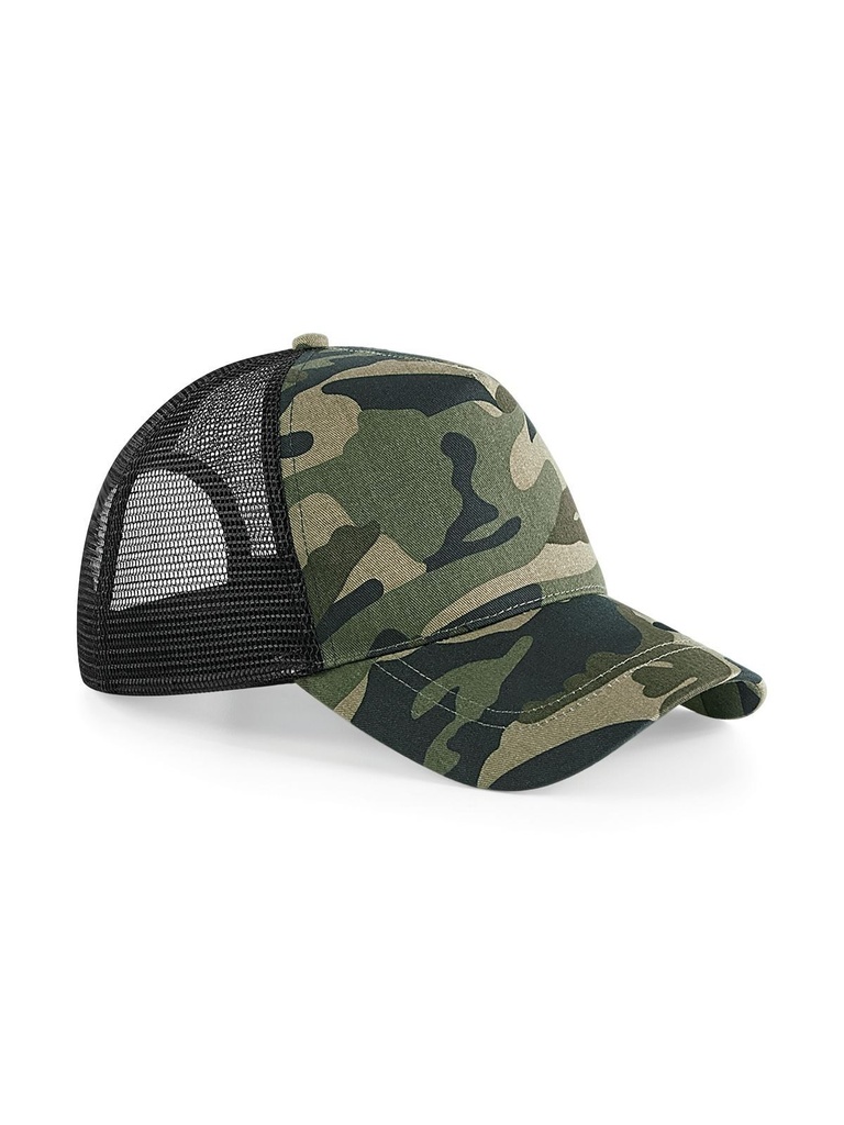 BEECHFIELD - Camo Snapback Trucker (B694)