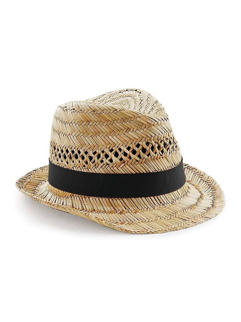 BEECHFIELD - Straw Summer Trilby (B730)