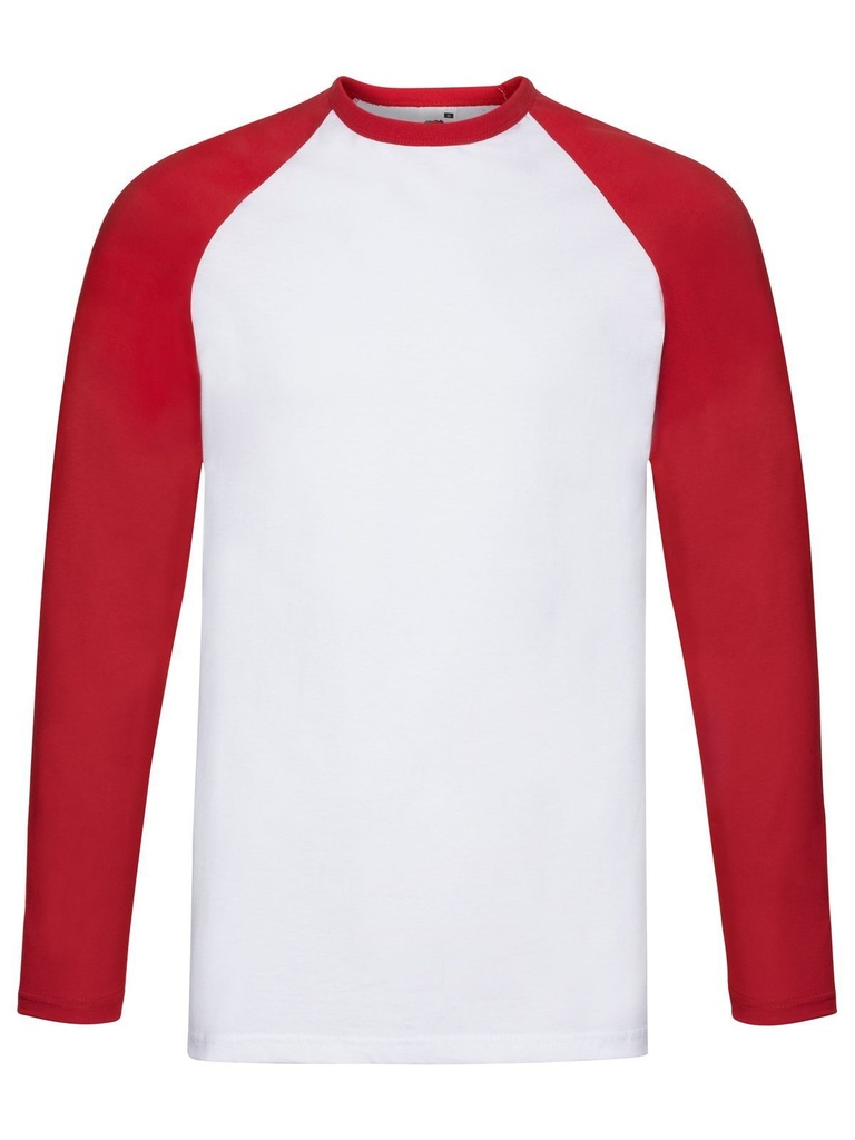 FRUIT OF THE LOOM - Valueweight Long Sleeve Baseball T (FR610280)