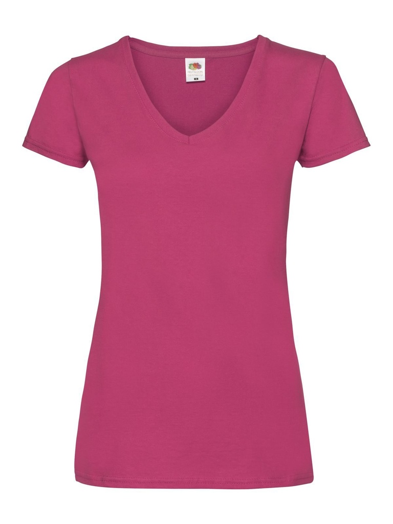 FRUIT OF THE LOOM - Ladies Valueweight V-Neck T (FR613980)