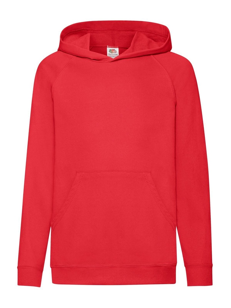 FRUIT OF THE LOOM - Kids Lightweight Hooded Sweat (FR620090)