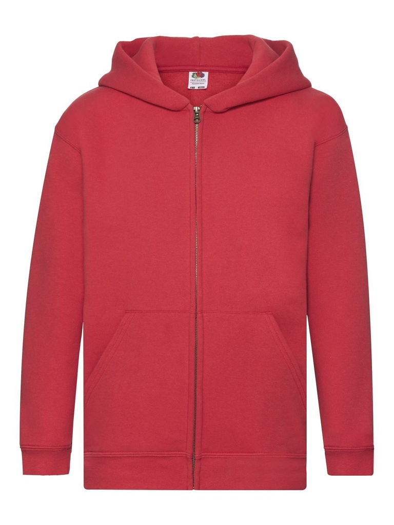 FRUIT OF THE LOOM - Kids Premium Hooded Sweat Jacket (FR620350)