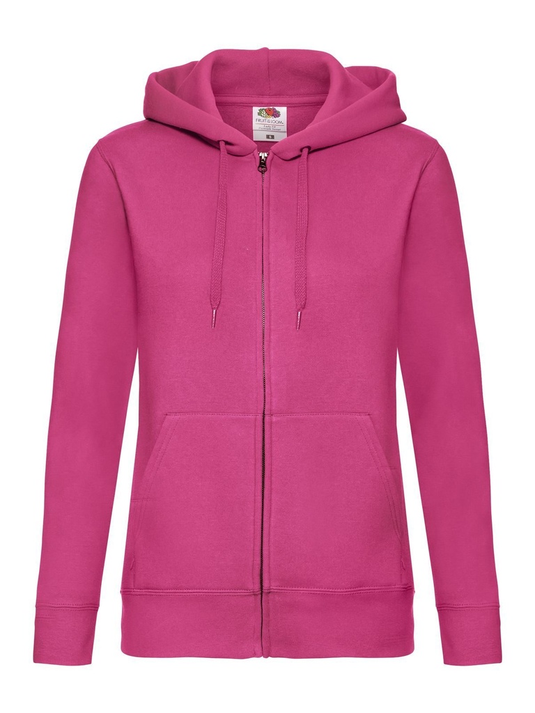 FRUIT OF THE LOOM - Ladies Premium Hooded Sweat Jacket (FR621180)