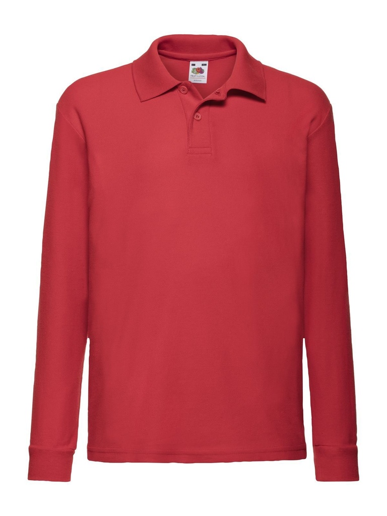 FRUIT OF THE LOOM - Kids 65/35 Long Sleeve Polo (FR632010)