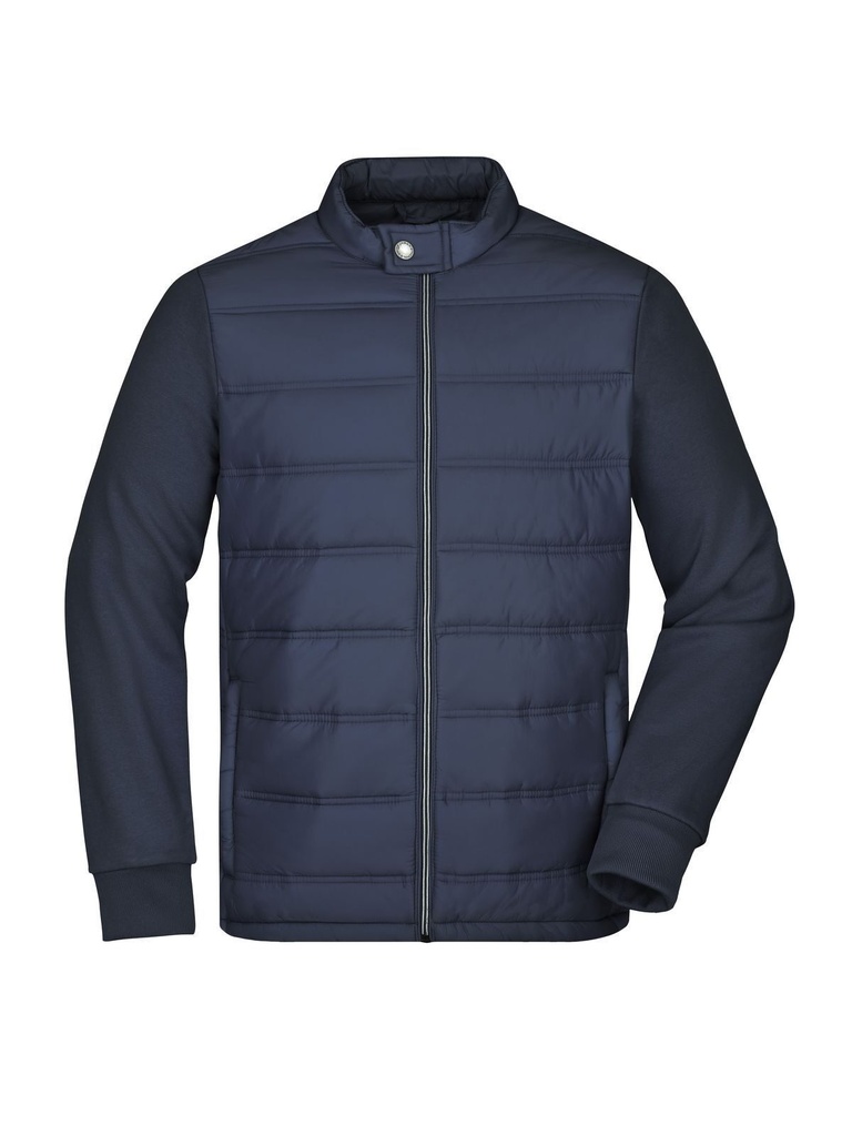 JAMES & NICHOLSON - Men's Hybrid Sweat jacket (JN1124)