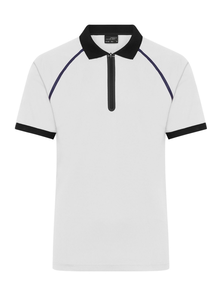 JAMES & NICHOLSON - Men's Zip-Polo (JN1308)