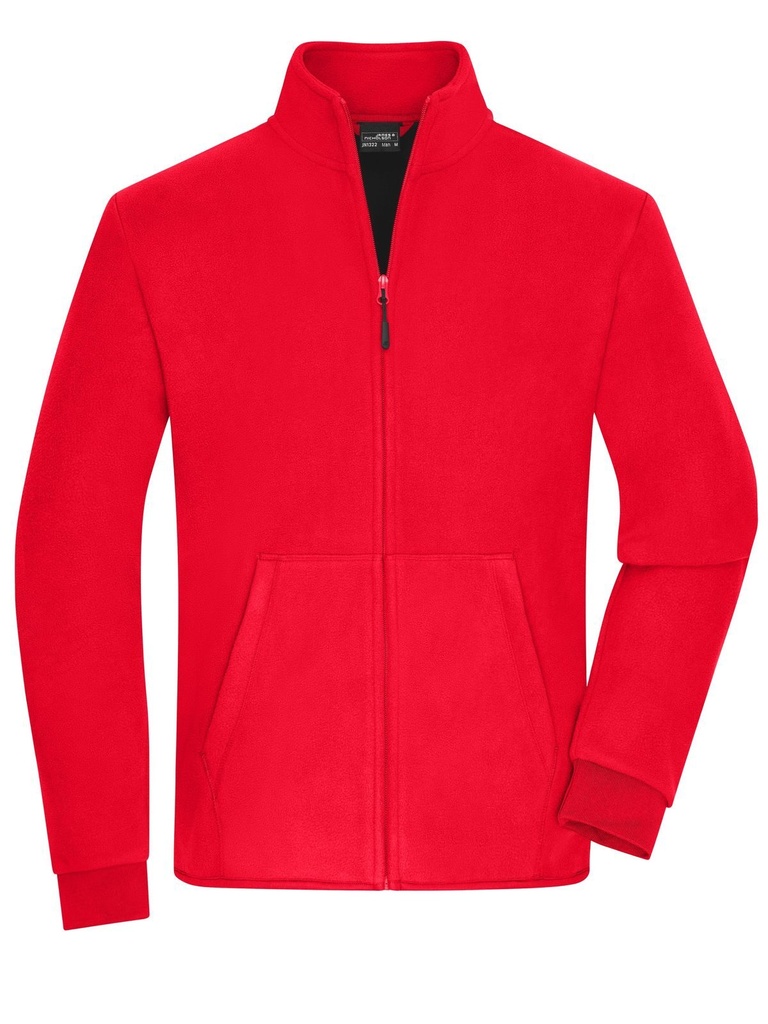 JAMES & NICHOLSON - Men's Bonded Fleece Jacket (JN1322)