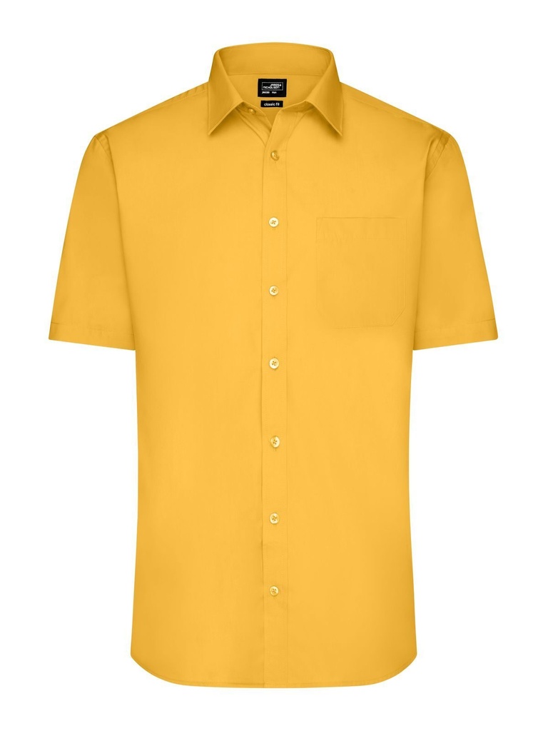 JAMES & NICHOLSON - Men's Shirt Shortsleeve Poplin (JN680)