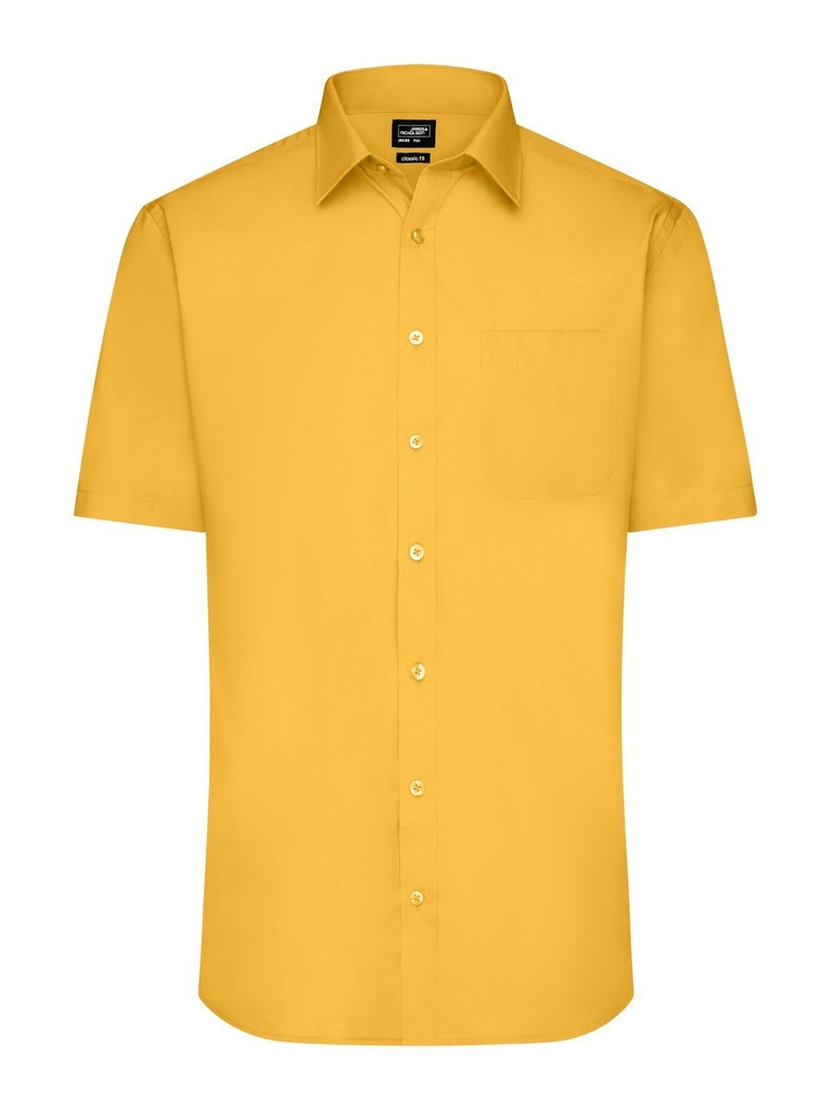 JAMES & NICHOLSON - Men's Shirt Shortsleeve Poplin (JN680)