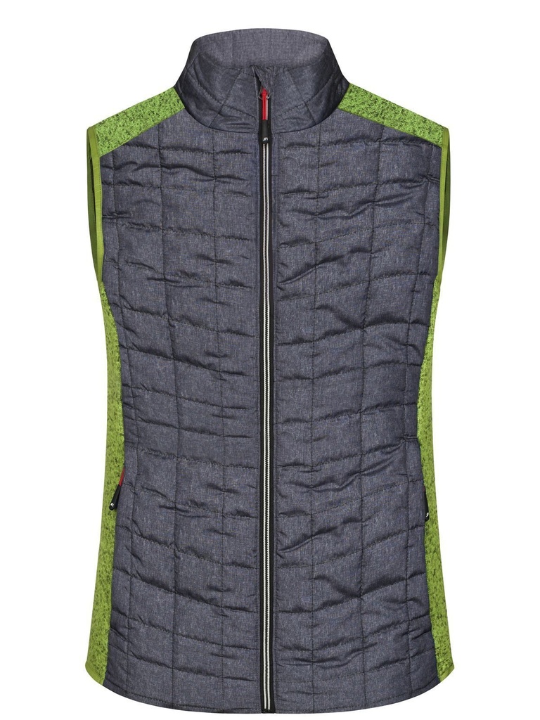 JAMES & NICHOLSON - Ladies' Knitted Hybrid Vest (JN739)