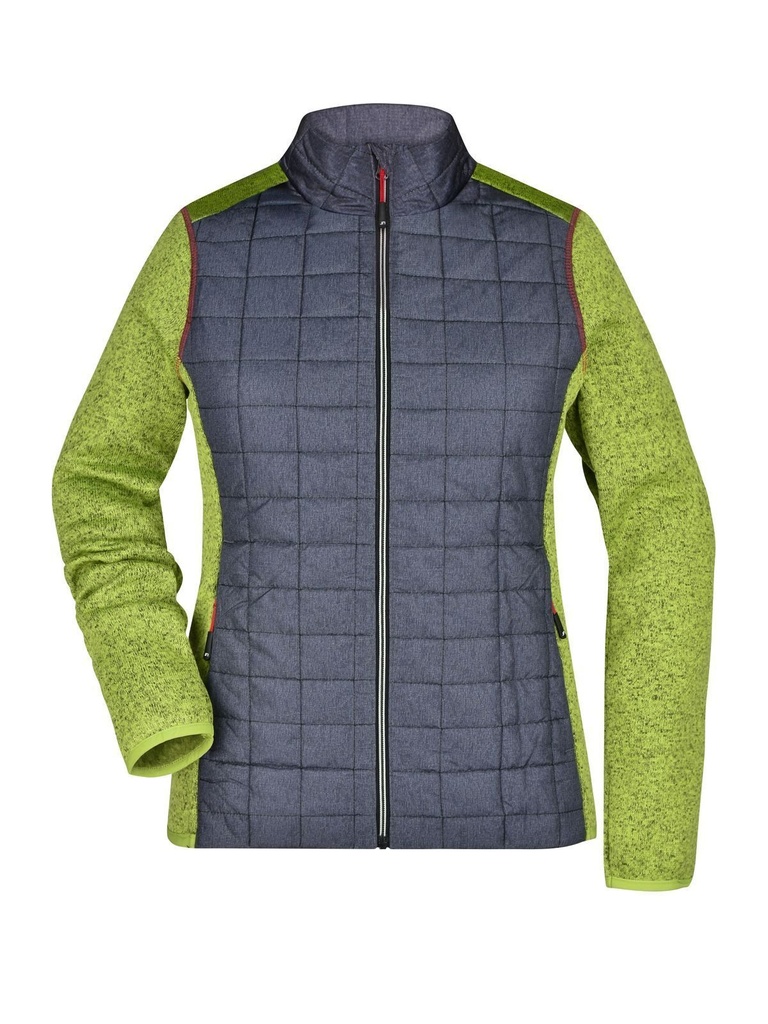 JAMES & NICHOLSON - Ladies' Knitted Hybrid Jacket (JN741)