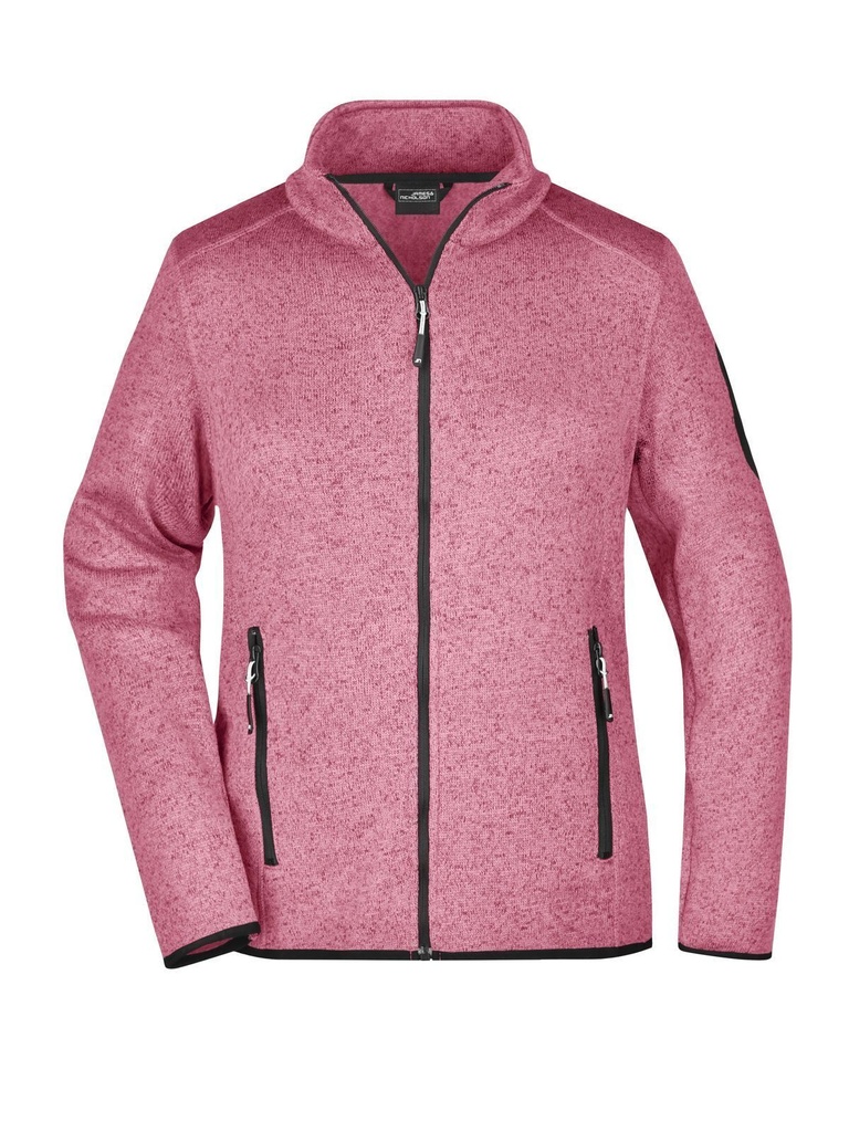 JAMES & NICHOLSON - Ladies' Knitted Fleece Jacket (JN761)