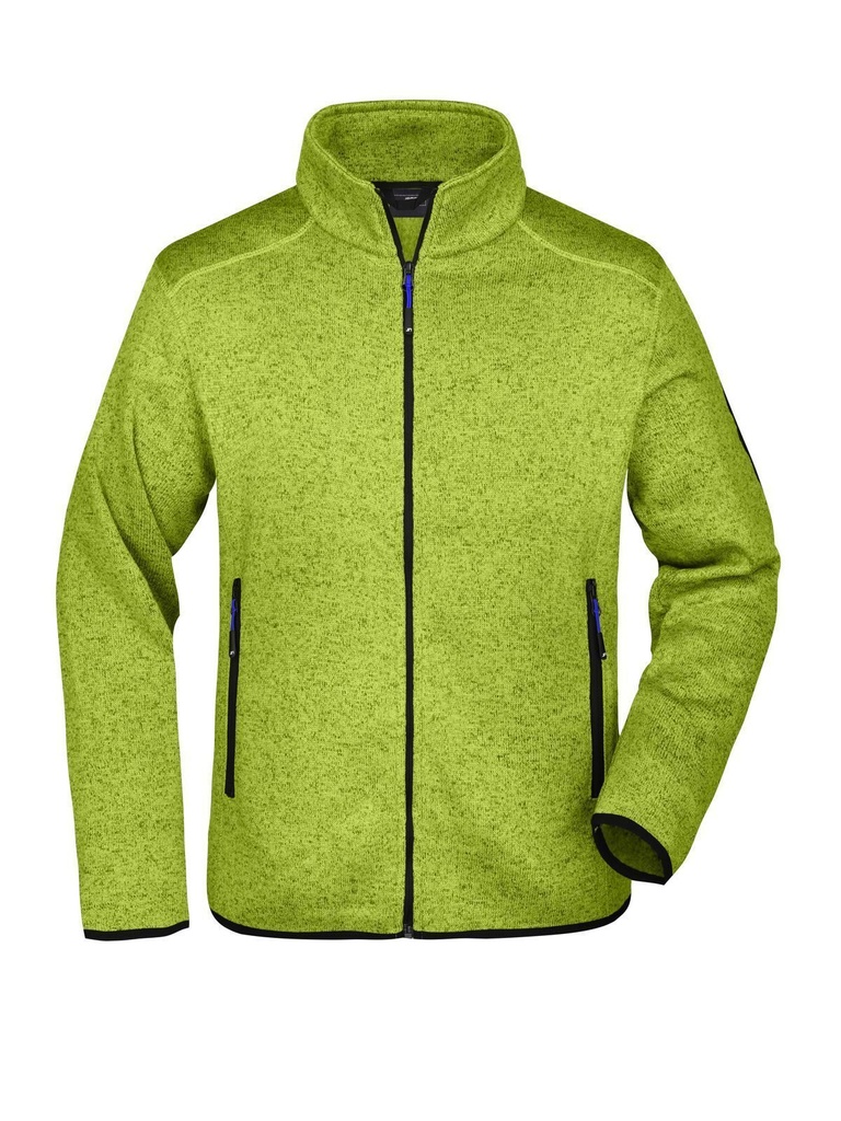 JAMES & NICHOLSON - Men's Knitted Fleece Jacket (JN762)