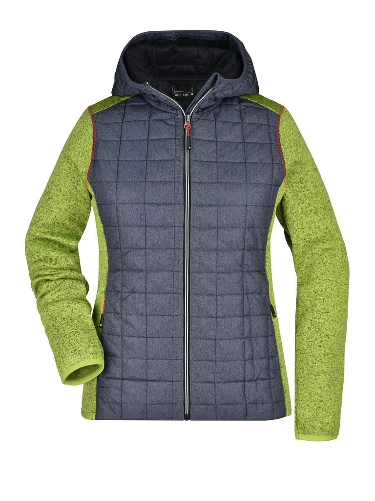 JAMES & NICHOLSON - Ladies' Knitted Hybrid Jacket (JN771)