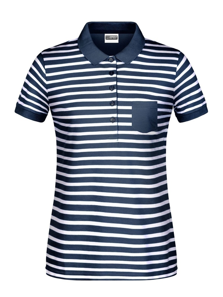 JAMES & NICHOLSON - Ladies' Polo Striped (JN8029)