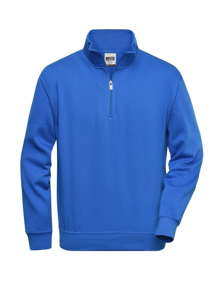 JAMES & NICHOLSON - Workwear Half Zip Sweat (JN831)