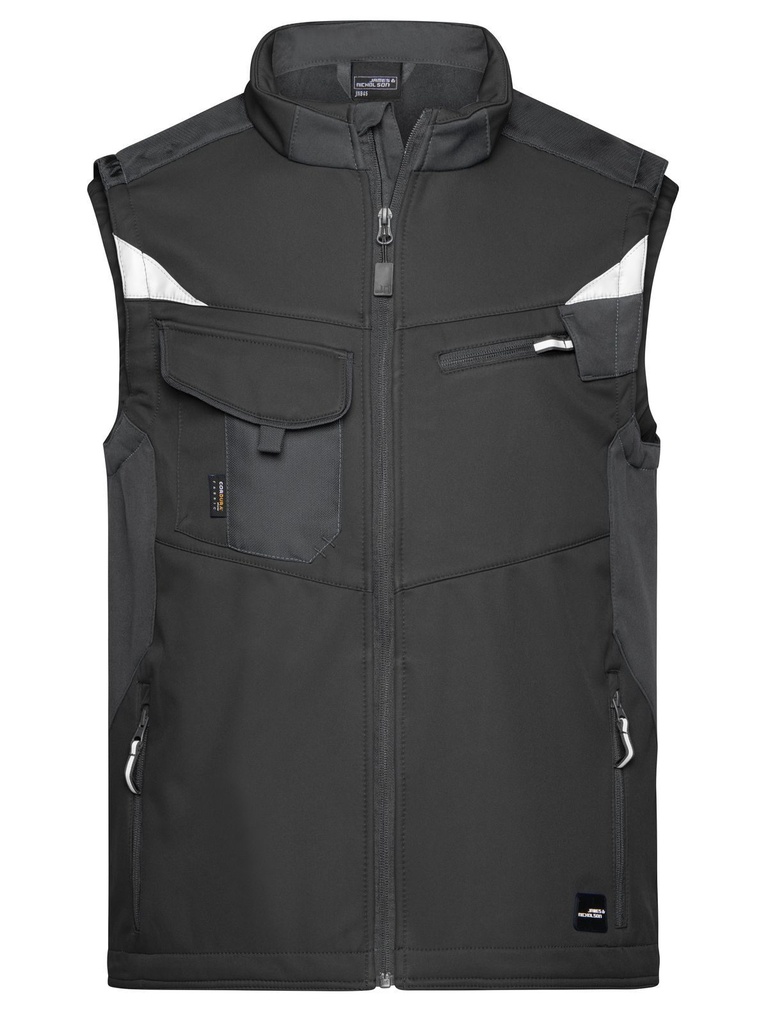 JAMES & NICHOLSON - Workwear Softshell Vest - Strong (JN845)