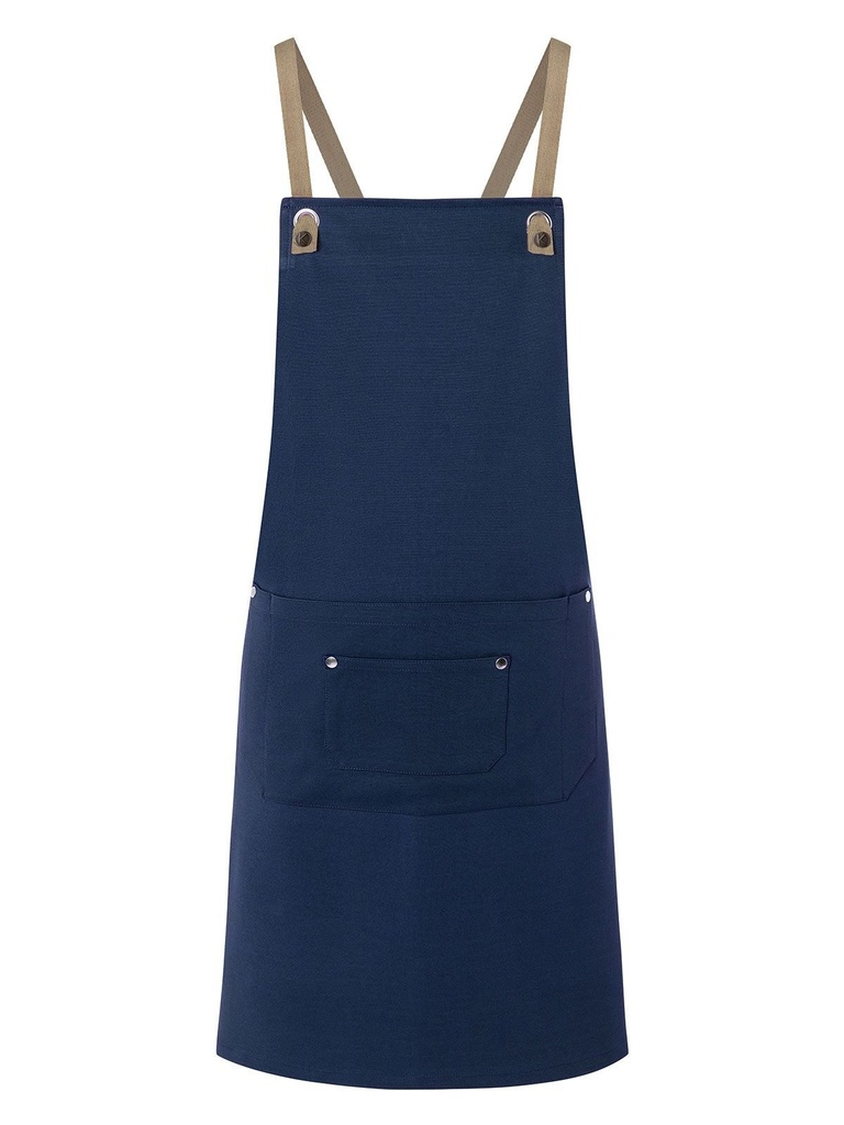 KARLOWSKY - Bib Apron With Crossed Ribbons And Big Pocket (KLS39)