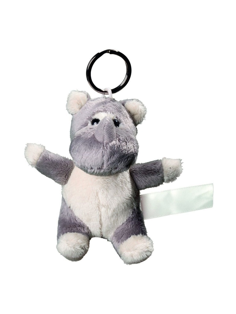 MBW - Plush rhino with keychain (M160377)