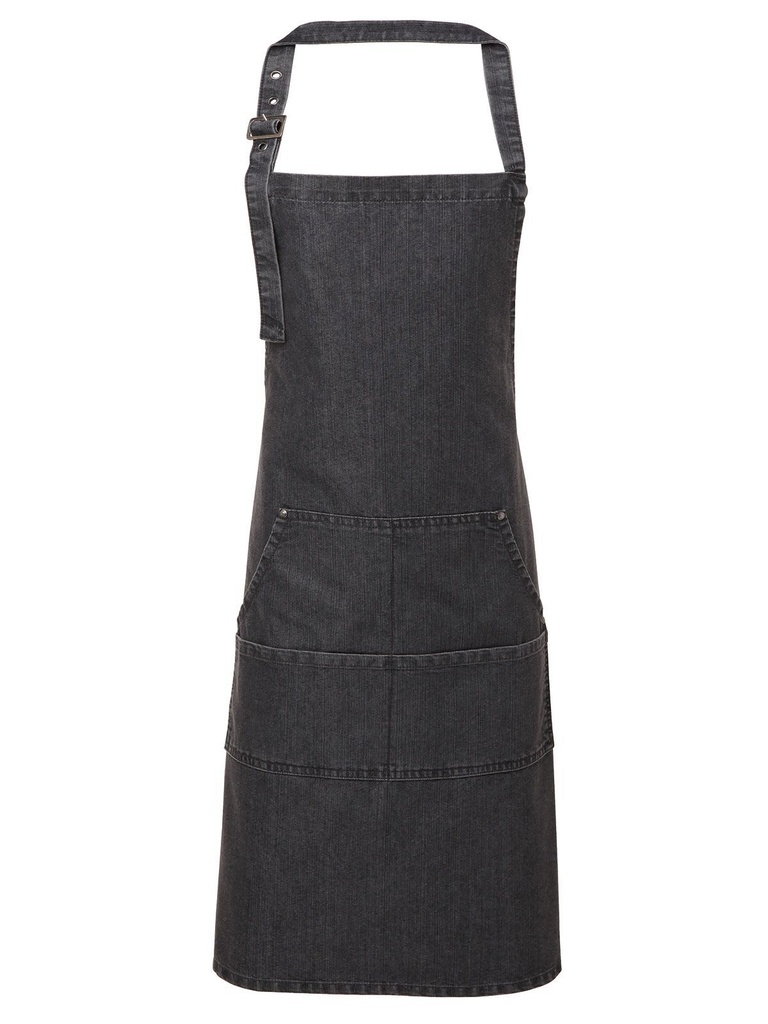 PREMIER - Jeans Stitch Denim Bib Apron (PR126)