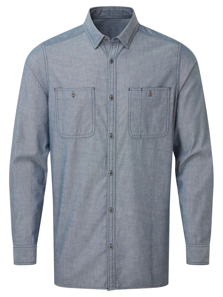 PREMIER - Men's Organic Chambray Fairtrade Shirt (PR247)