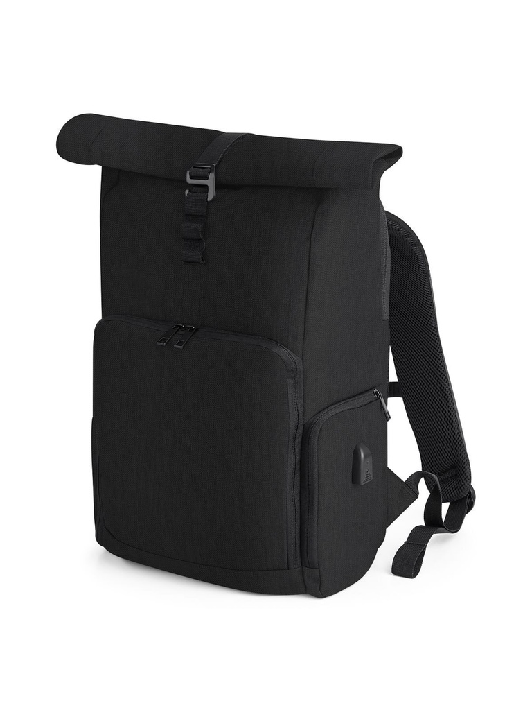 QUADRA - Q-Tech Charge Roll-Top Backpack (QD995)