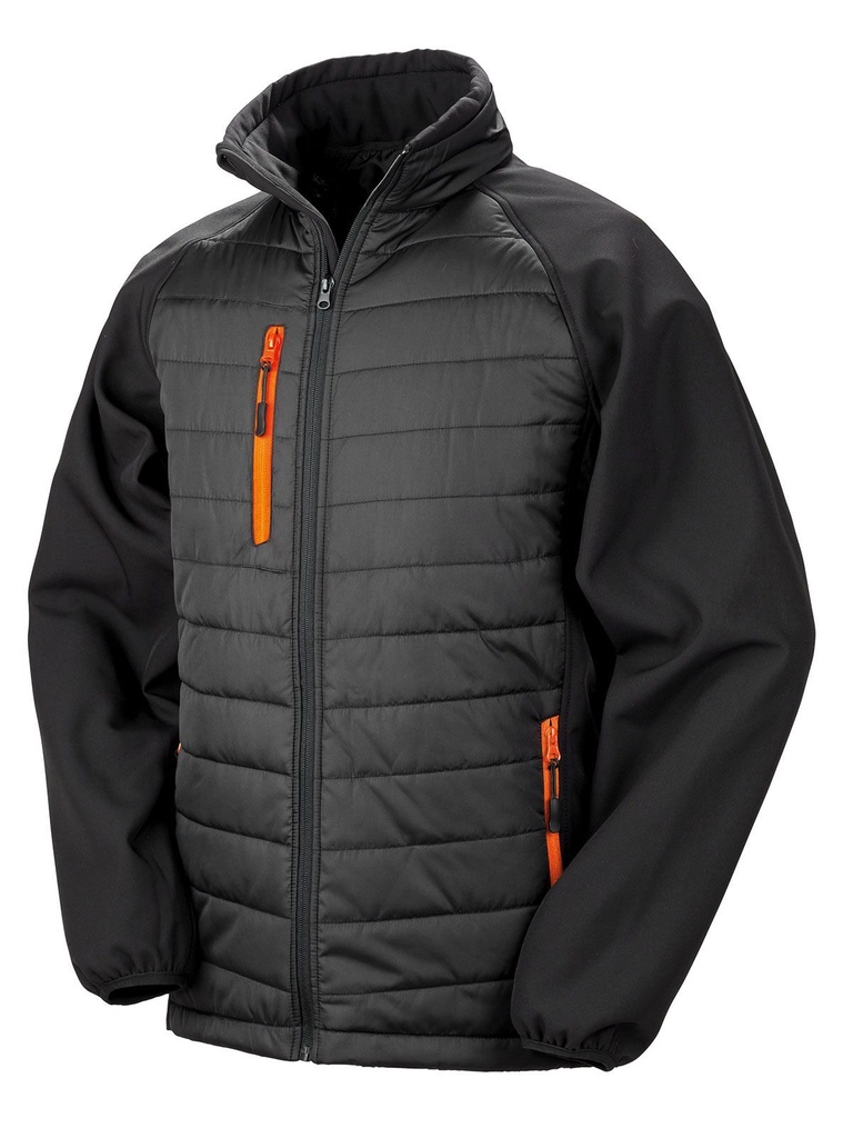 RESULT - Black Compass Padded Softshell (RER237X)