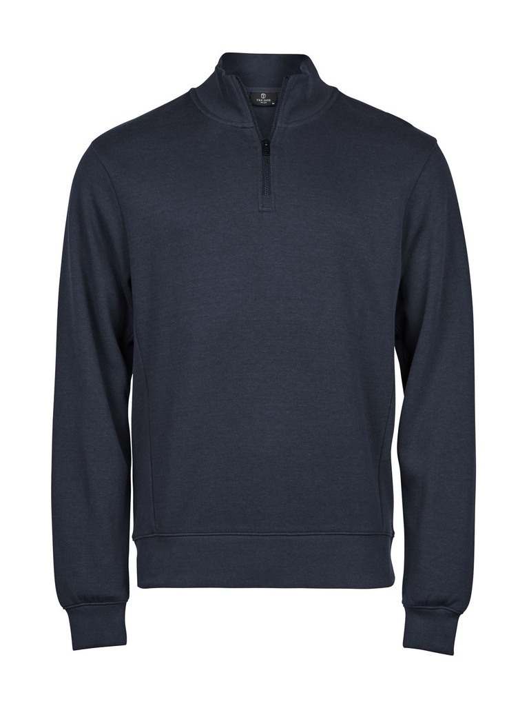 TEE JAYS - Ribbed Interlock Half Zip (TJ5506)