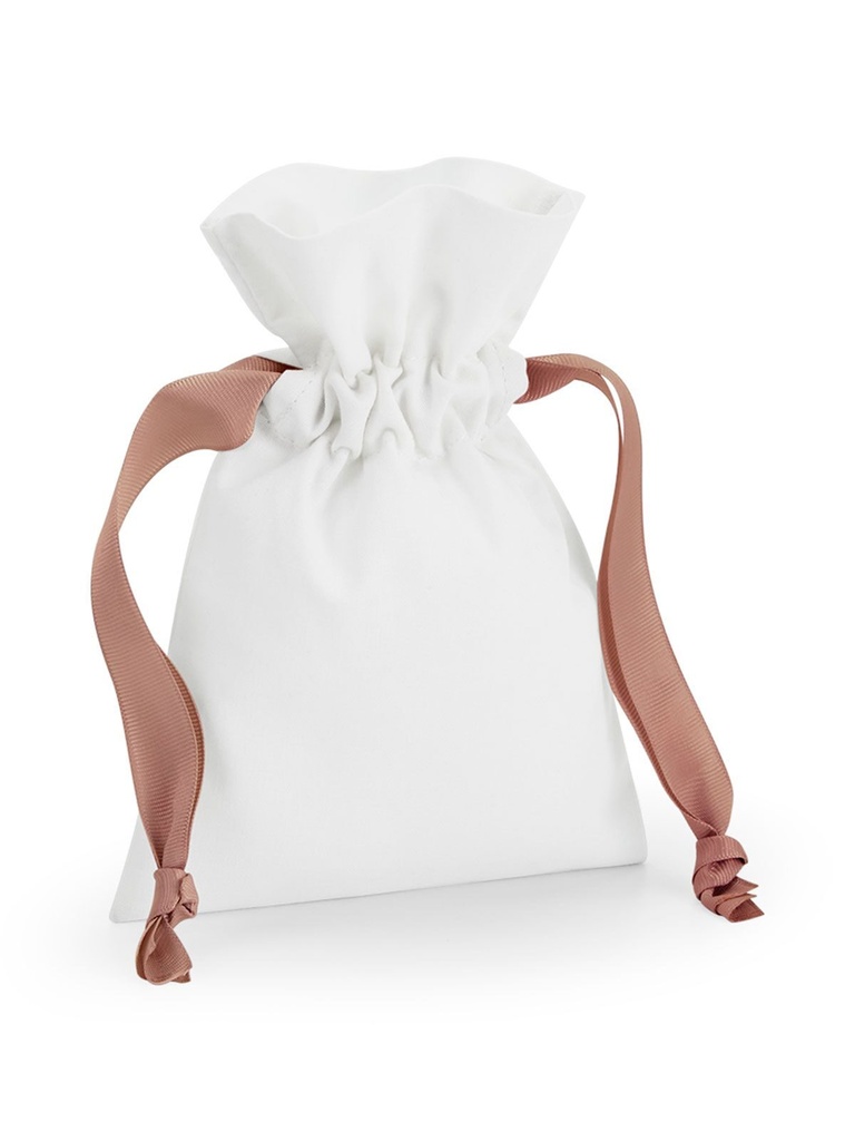 WESTFORD MILL - Cotton Gift Bag With Ribbon Drawstring (W121S)