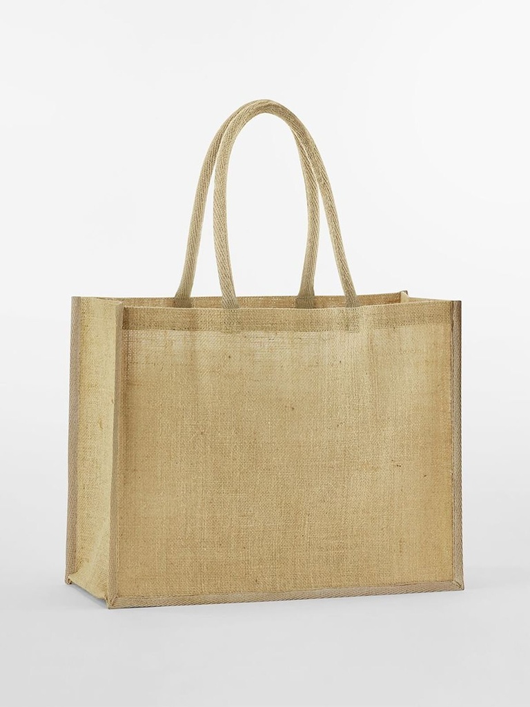 WESTFORD MILL - Natural Starched Jute Classic Shopper (W470)