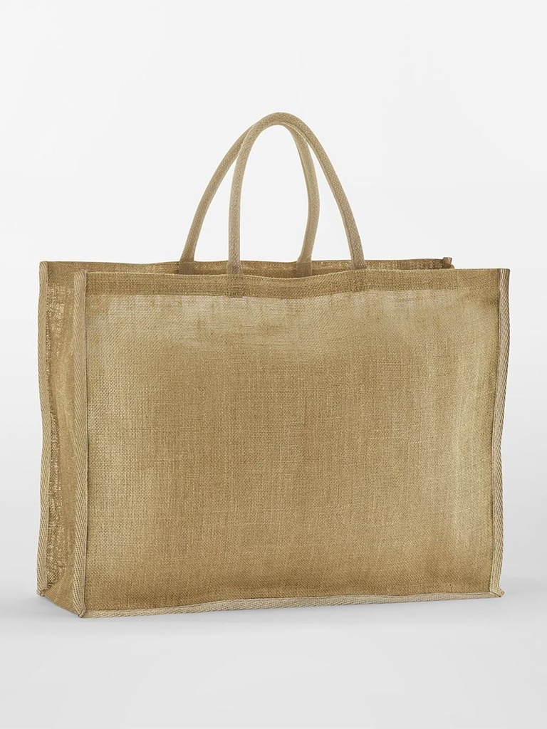 WESTFORD MILL - Natural Starched Jute Market Shopper (W475)