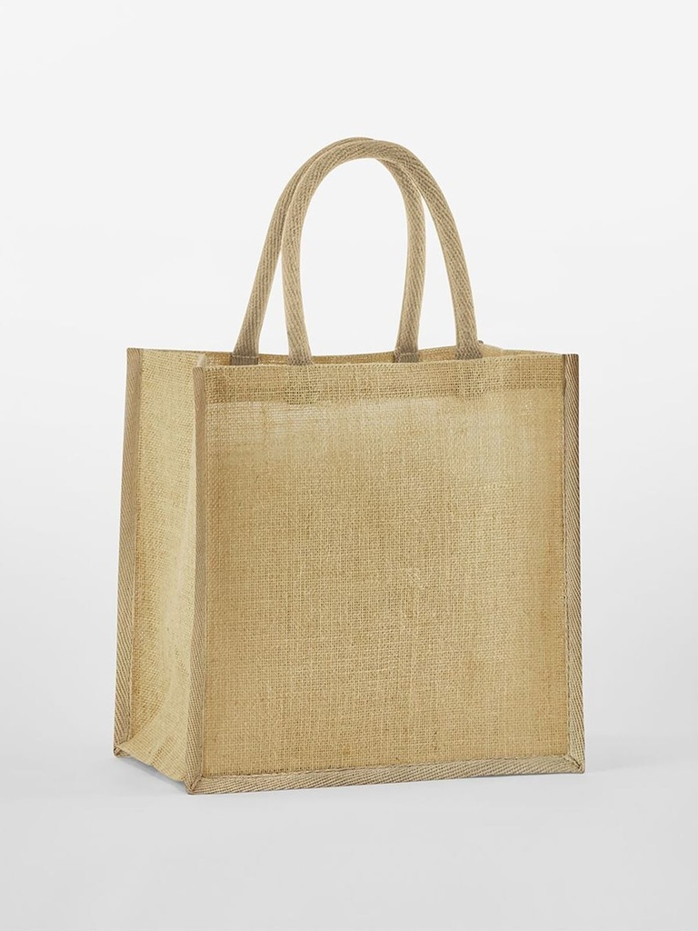 WESTFORD MILL - Natural Starched Jute Mini Gift Bag (W477)