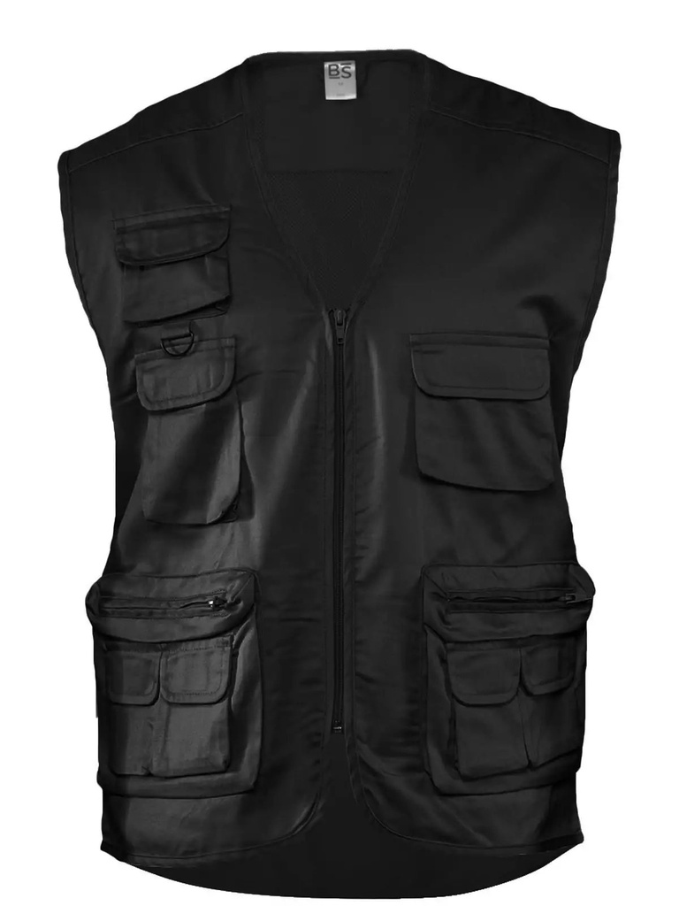 BLACK SPIDER - Gilet Reporter (BS510)