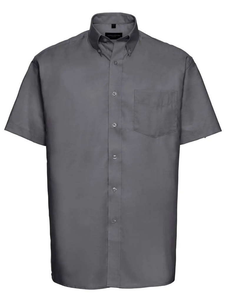 RUSSELL - Men's Short Sleeve Easy Care Oxford Shirt (JE933M)