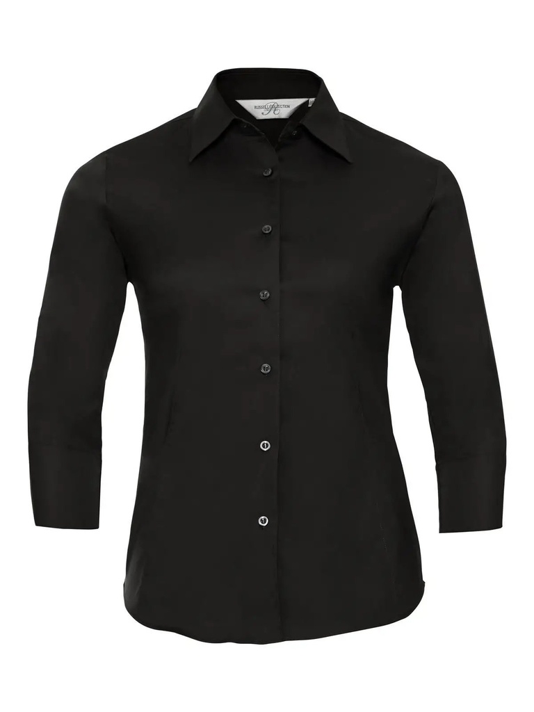 RUSSELL - Ladies' 3/4 Sleeve Easy Care Fitted Shirt (JE946F)