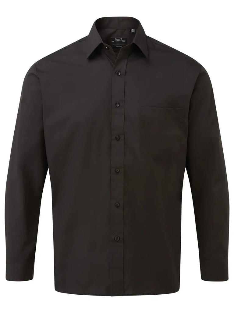 PREMIER - Men's Long Sleeve Poplin Shirt (PR200)