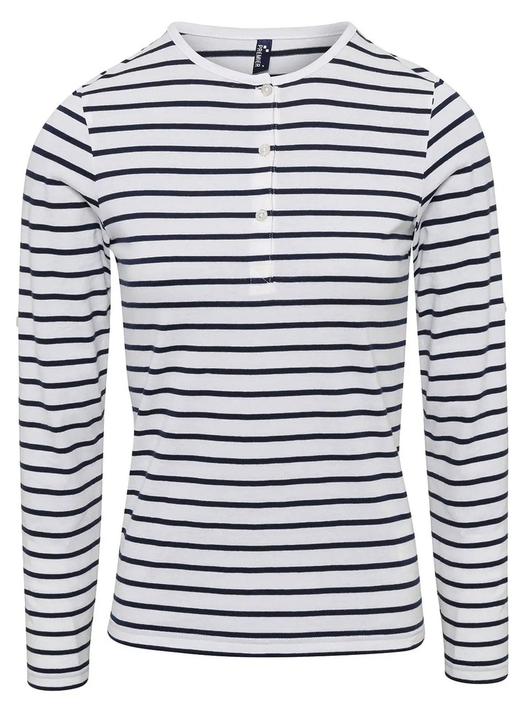 PREMIER - Women's Long John Roll Sleeve Tee (PR318)