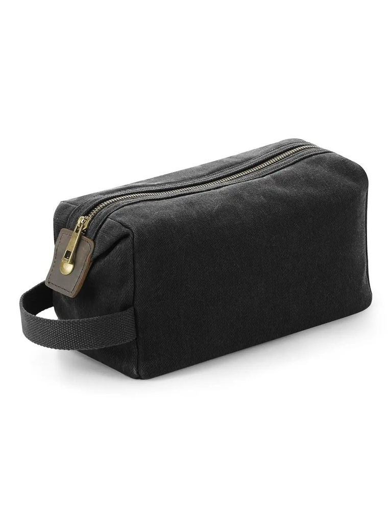 QUADRA - Heritage Waxed Canvas Wash Bag (QD651)