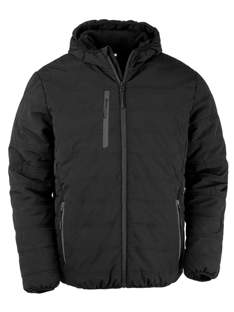 RESULT - Black Compass Padded Winter Jacket (RER240X)
