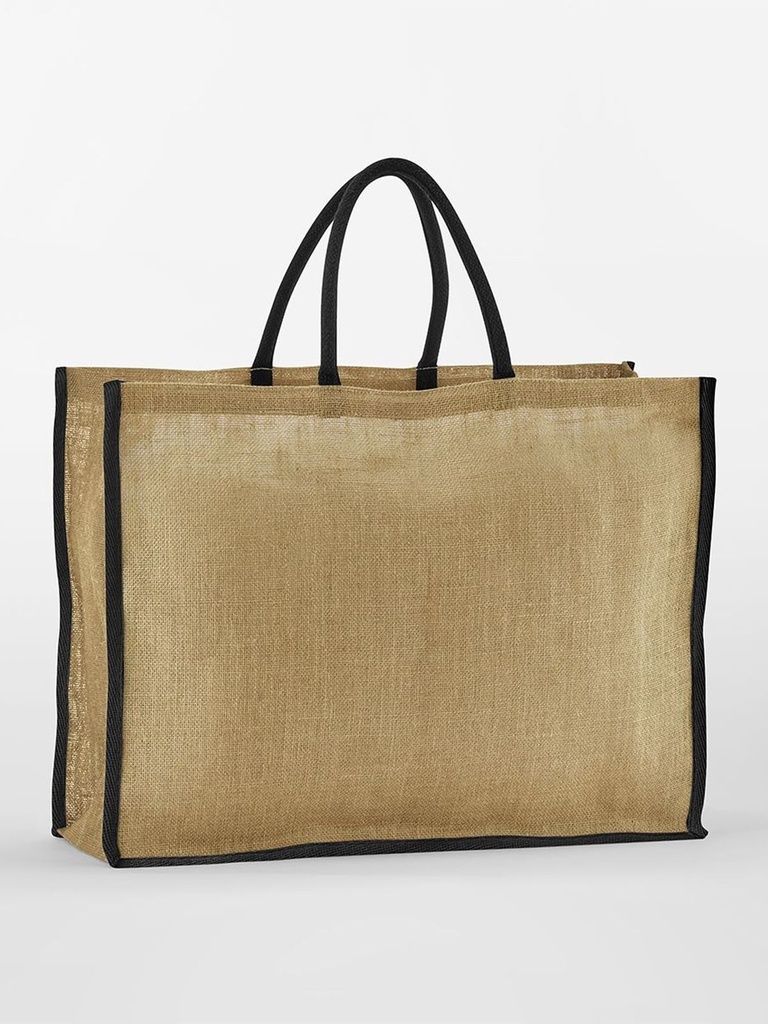 WESTFORD MILL - Natural Starched Jute Market Shopper (W475)