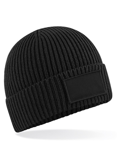 BEECHFIELD - Fashion Patch Beanie (B442R)