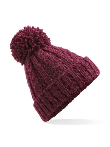 BEECHFIELD - Cable Knit Melange Beanie (B480)