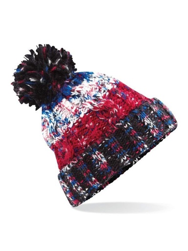 BEECHFIELD - Corkscrew Pom Pom Beanie (B486)