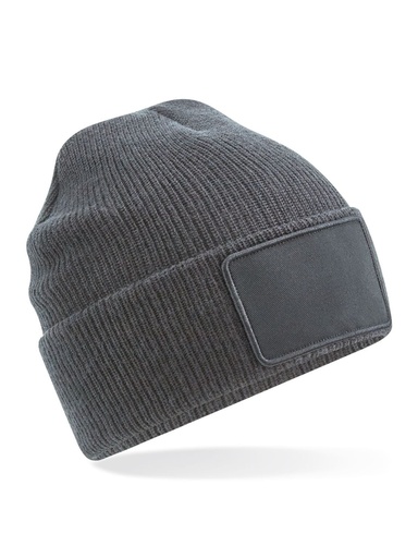 BEECHFIELD - Removable Patch Thinsulate Beanie (B540)