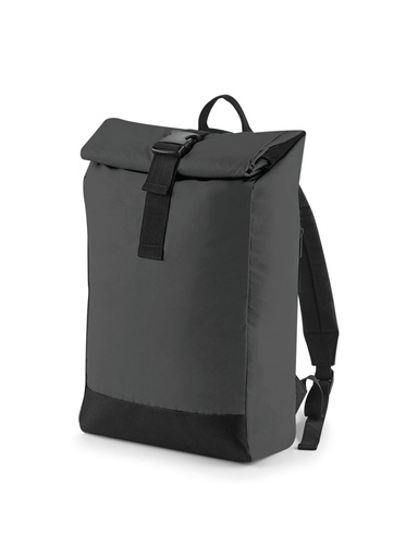 BAG BASE - Reflective Roll-Top Backpack (BG138)