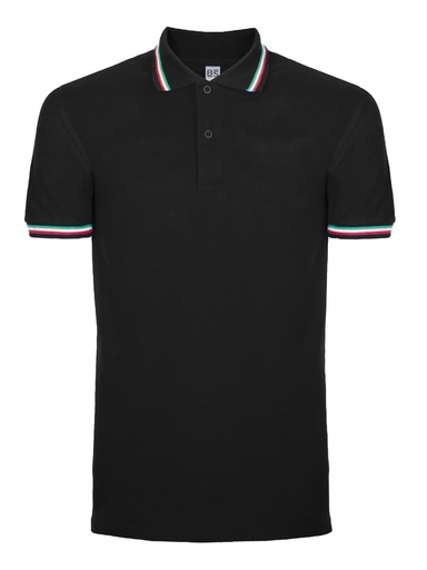 BLACK SPIDER - Polo tricolor Italy (BS200)