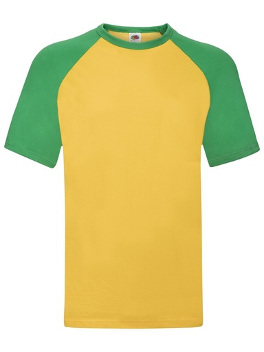 FRUIT OF THE LOOM - Valueweight Short Sleeve Baseball T (FR610260)